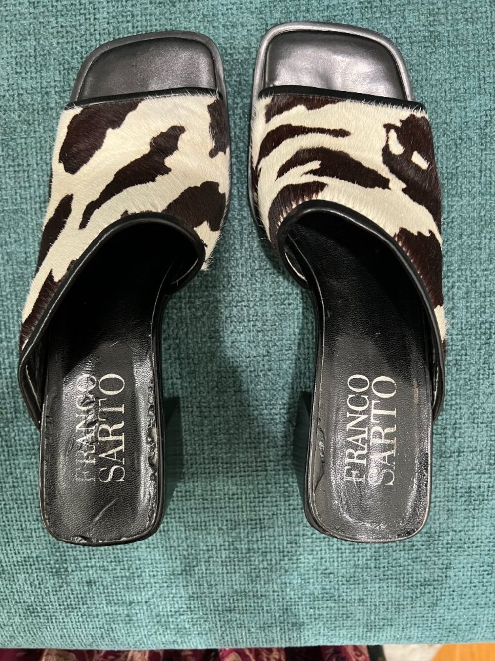 Franco Sarto cowhide slide 7.5 - Picture 4 of 8